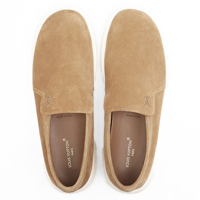 Louis Vuitton Louis Vuitton Louis Vuitton Pacific Line Suede Loafer Leather Shoes DUTY FREE for USA Size ONE SIZE - 3 Thumbnail