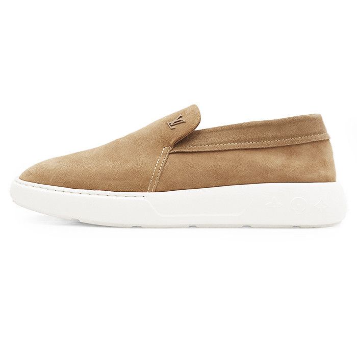 Louis Vuitton Louis Vuitton Louis Vuitton Pacific Line Suede Loafer Leather Shoes DUTY FREE for USA Size ONE SIZE - 4 Thumbnail