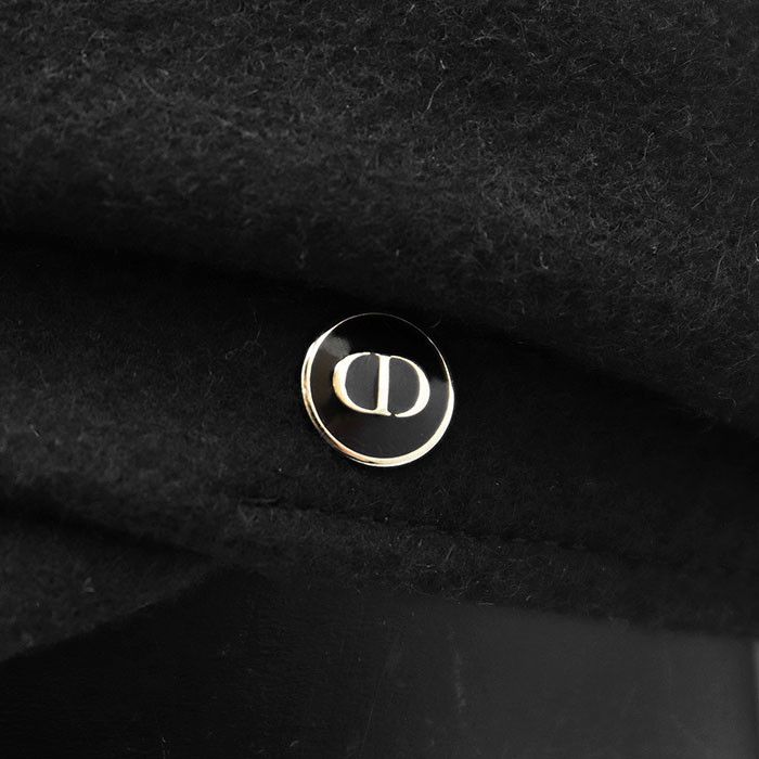 Dior Dior Christian Dior CD Logo Wool Nylon Hat Textile Hats DUTY FREE for USA Size ONE SIZE - 3 Thumbnail