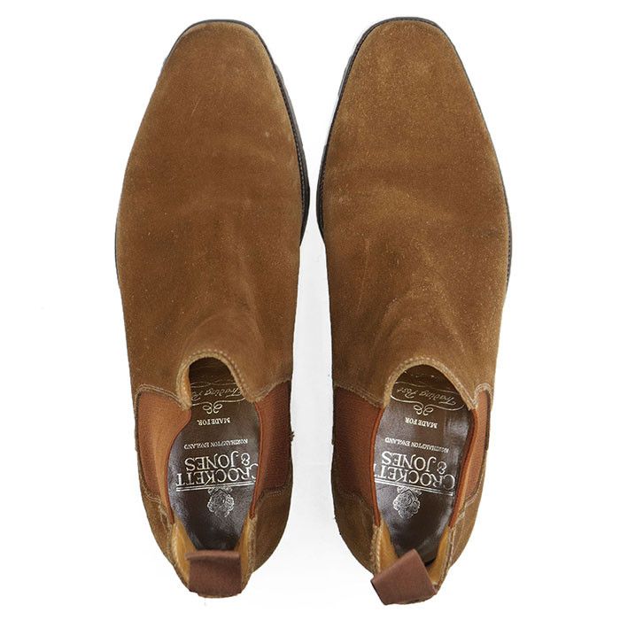 Other Other Crockett & Jones Chelsea Suede Boots Leather Shoes DUTY FREE for USA Size ONE SIZE - 6 Thumbnail