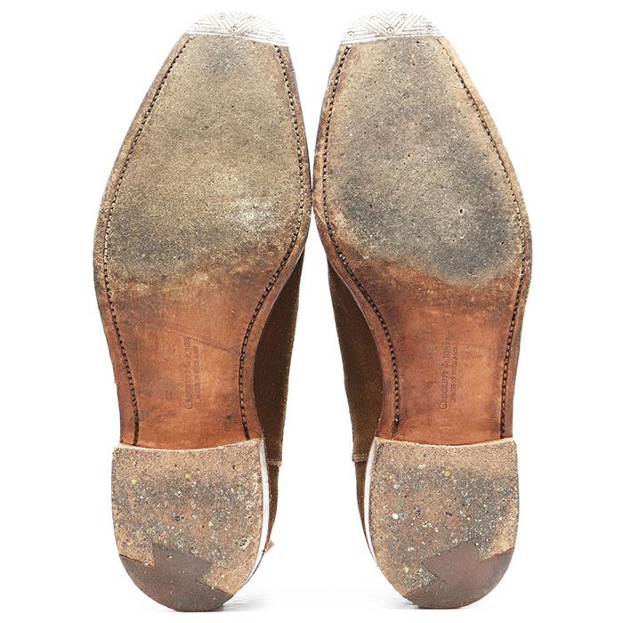 Other Other Crockett & Jones Chelsea Suede Boots Leather Shoes DUTY FREE for USA Size ONE SIZE - 9 Thumbnail