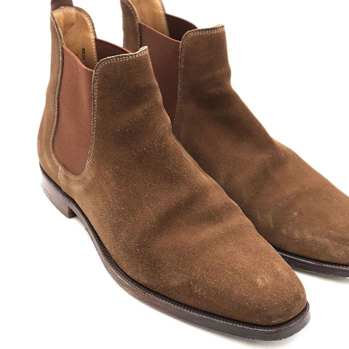 Other Other Crockett & Jones Chelsea Suede Boots Leather Shoes DUTY FREE for USA Size ONE SIZE - 13 Thumbnail