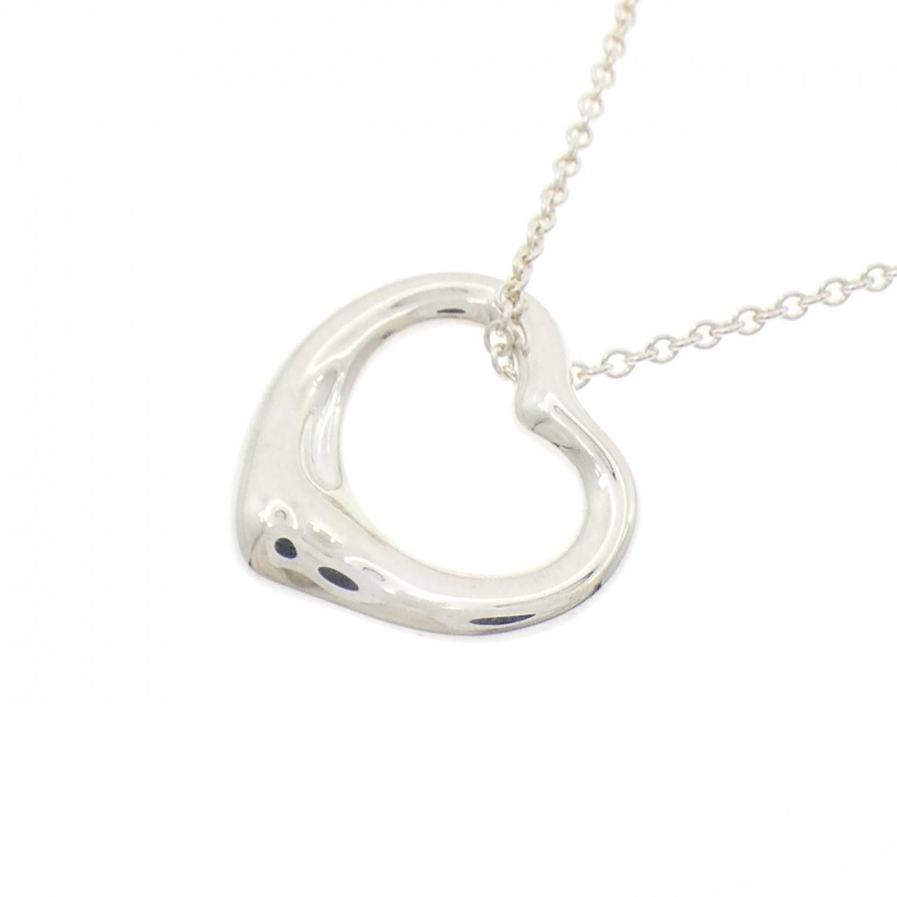 Tiffany & Co. Tiffany & Co. Tiffany Open Heart 925 Silver Necklace Precious Metal Necklace DUTY FREE for USA Size ONE SIZE - 3 Thumbnail