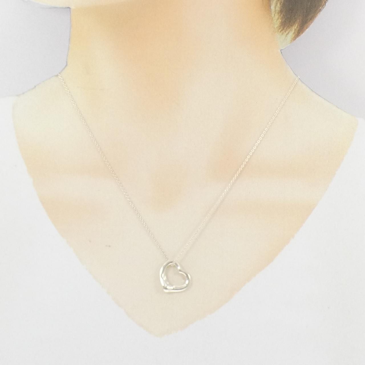 Tiffany & Co. Tiffany & Co. Tiffany Open Heart 925 Silver Necklace Precious Metal Necklace DUTY FREE for USA Size ONE SIZE - 6 Thumbnail
