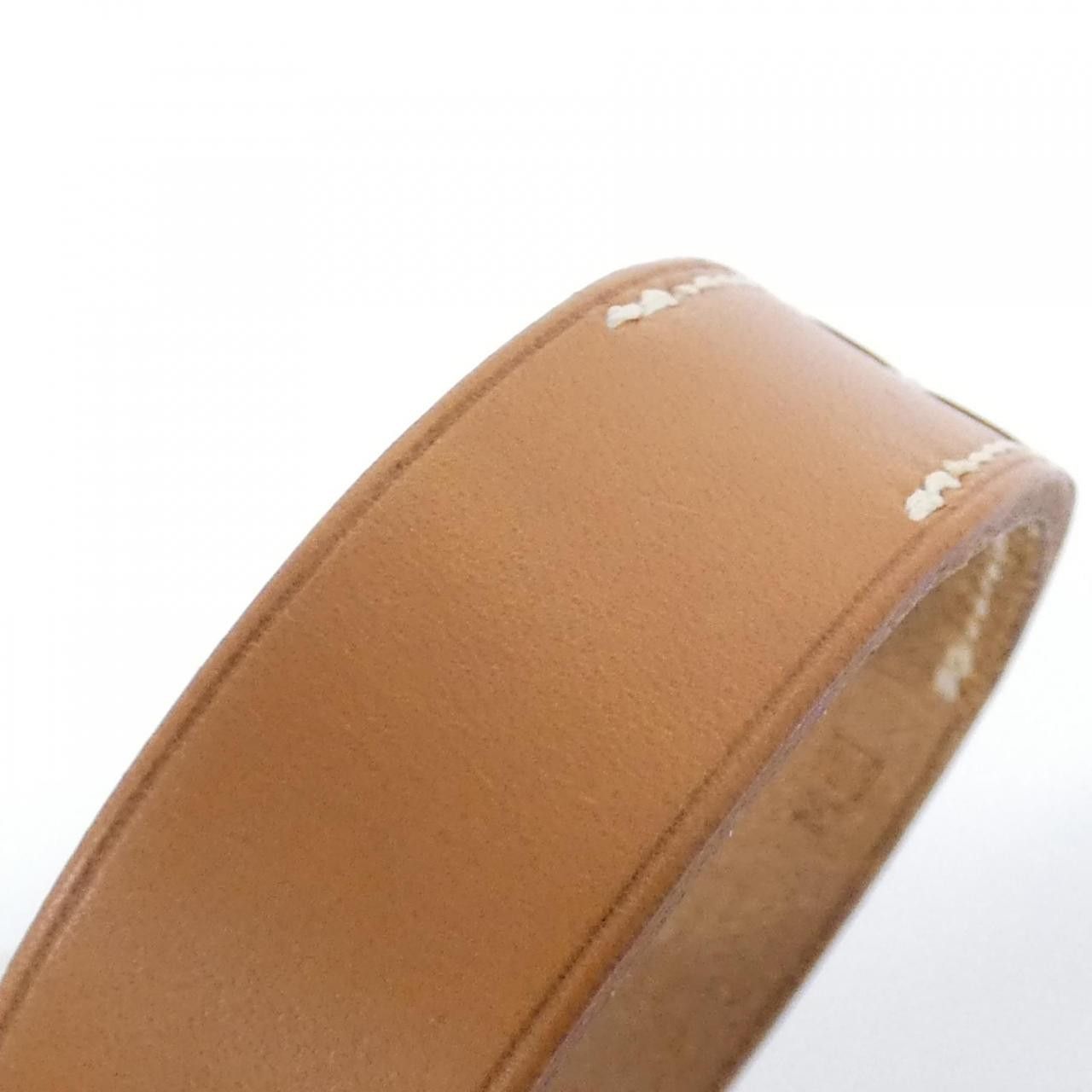 Hermes Hermes Hermès POUR TOUR Vachette Bangle Leather Bangle Stamp E DUTY FREE for USA Size ONE SIZE - 4 Thumbnail