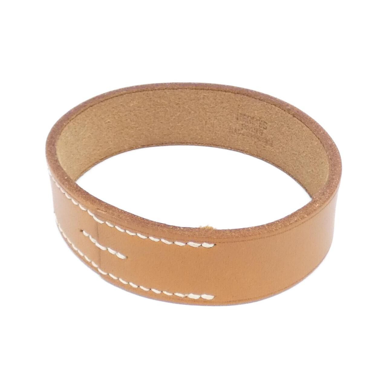 Hermes Hermes Hermès POUR TOUR Vachette Bangle Leather Bangle Stamp E DUTY FREE for USA Size ONE SIZE - 2 Thumbnail