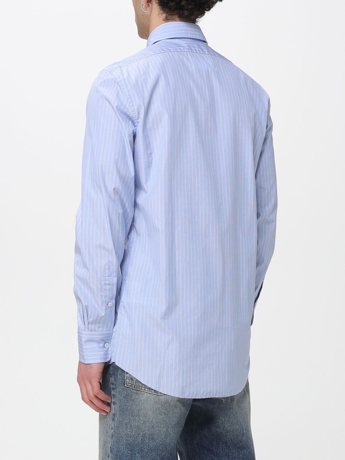 Maison Margiela Maison Margiela Shirt Men Blue Size US XL / EU 56 / 4 - 3 Thumbnail