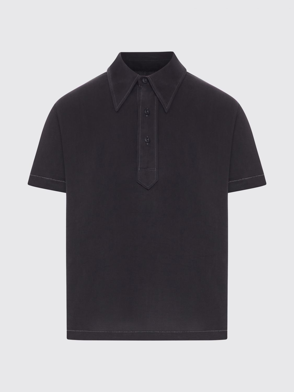 Maison Margiela Maison Margiela Polo Shirt Woman Black Size M / US 6-8 / IT 42-44 - 2 Thumbnail