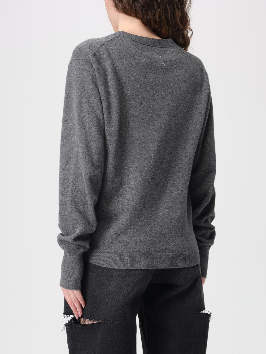 Maison Margiela Maison Margiela Sweater Woman Grey Size M / US 6-8 / IT 42-44 - 3 Thumbnail