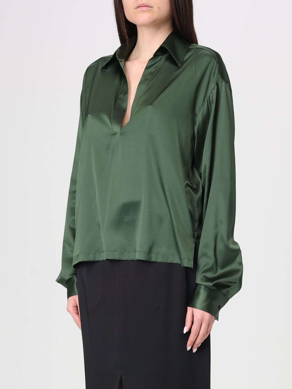 Tom Ford Tom Ford Shirt Woman Moss Green Size XS / US 0-2 / IT 36-38 - 4 Thumbnail