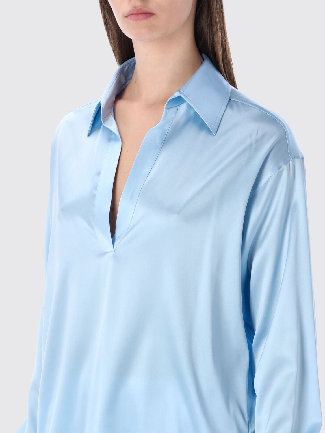 Tom Ford Tom Ford Shirt Woman Blue Size M / US 6-8 / IT 42-44 - 3 Thumbnail