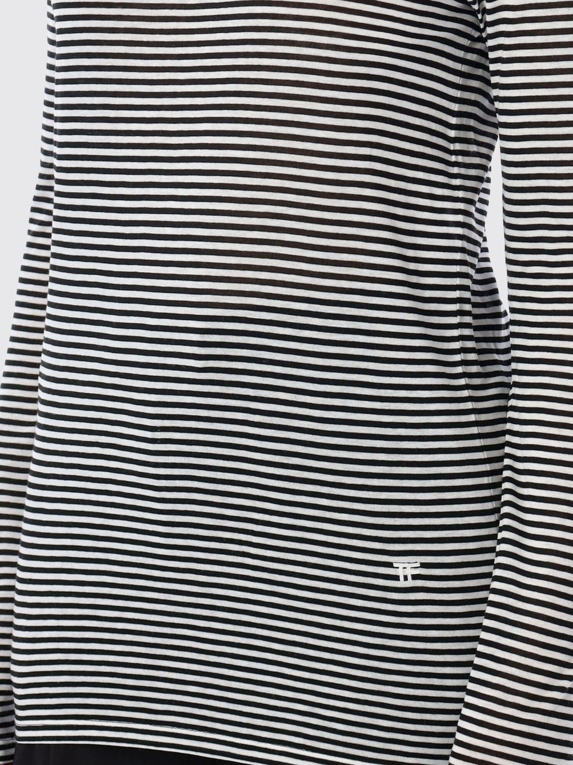 Tom Ford Tom Ford T-Shirt Woman Black Size S / US 4 / IT 40 - 3 Thumbnail