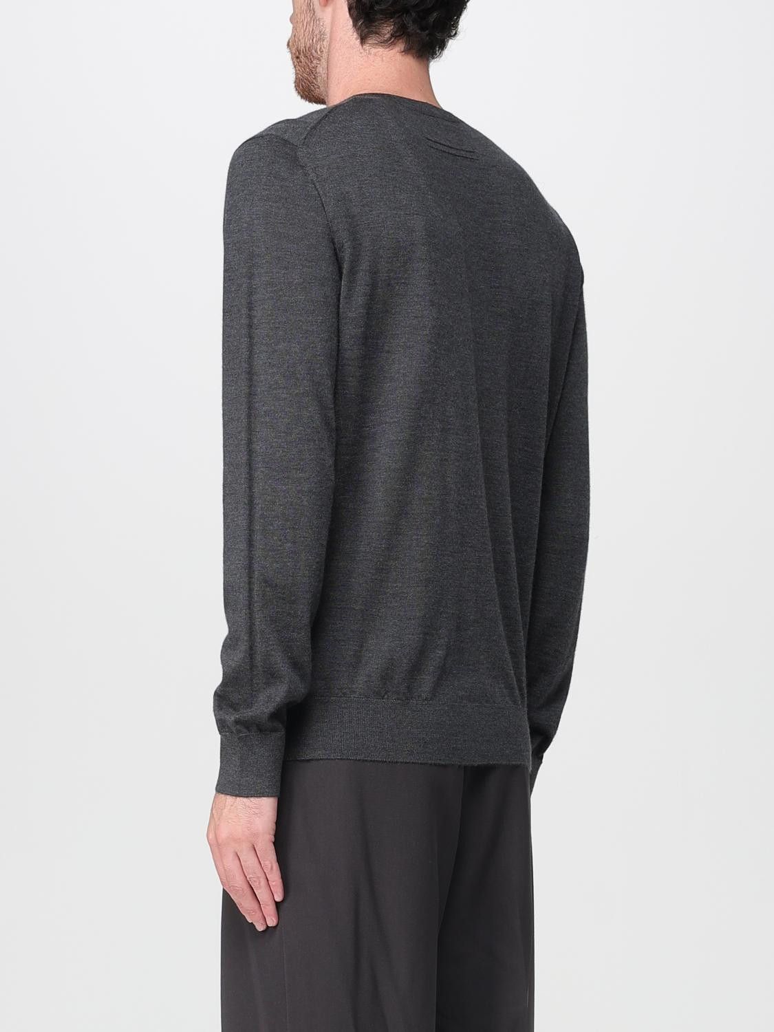 Ermenegildo Zegna Zegna Sweater Men Grey Size US L / EU 52-54 / 3 - 3 Thumbnail