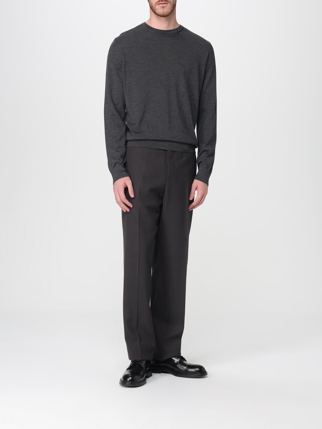 Ermenegildo Zegna Zegna Sweater Men Grey Size US L / EU 52-54 / 3 - 2 Thumbnail