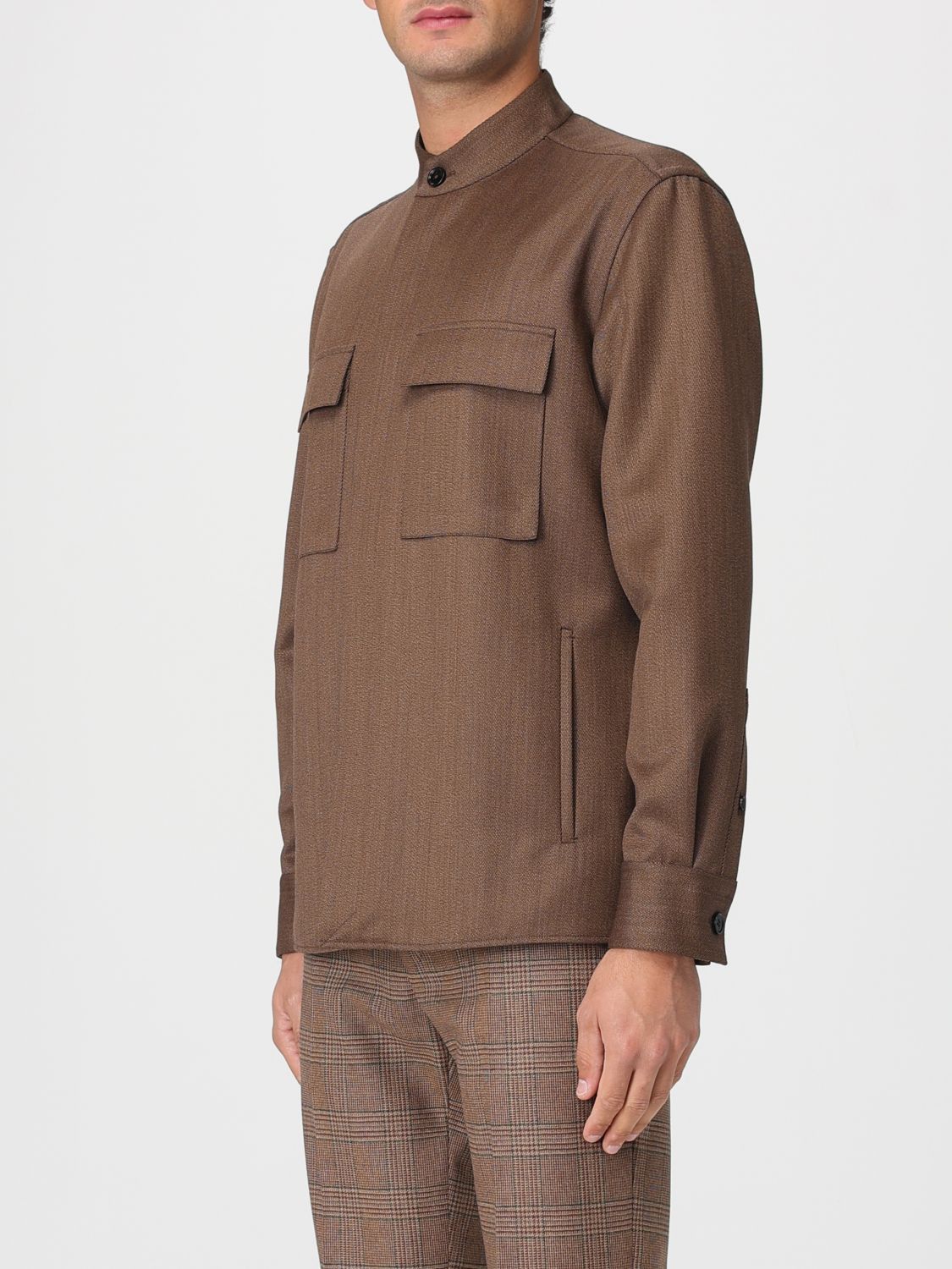 Ermenegildo Zegna Zegna Jacket Men Dark Size US L / EU 52-54 / 3 - 4 Thumbnail