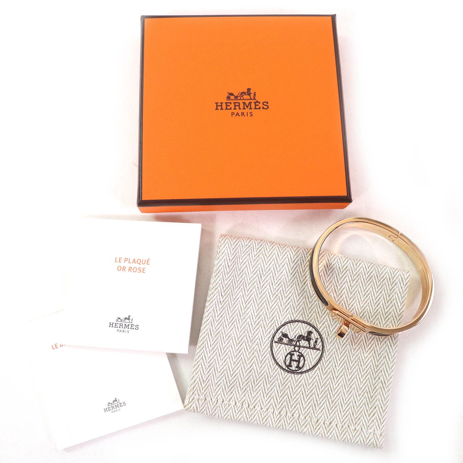 Hermes Hermes Hermes Mini Click Kelly Bracelet Metal Bangle DUTY FREE for USA Size ONE SIZE - 2 Thumbnail