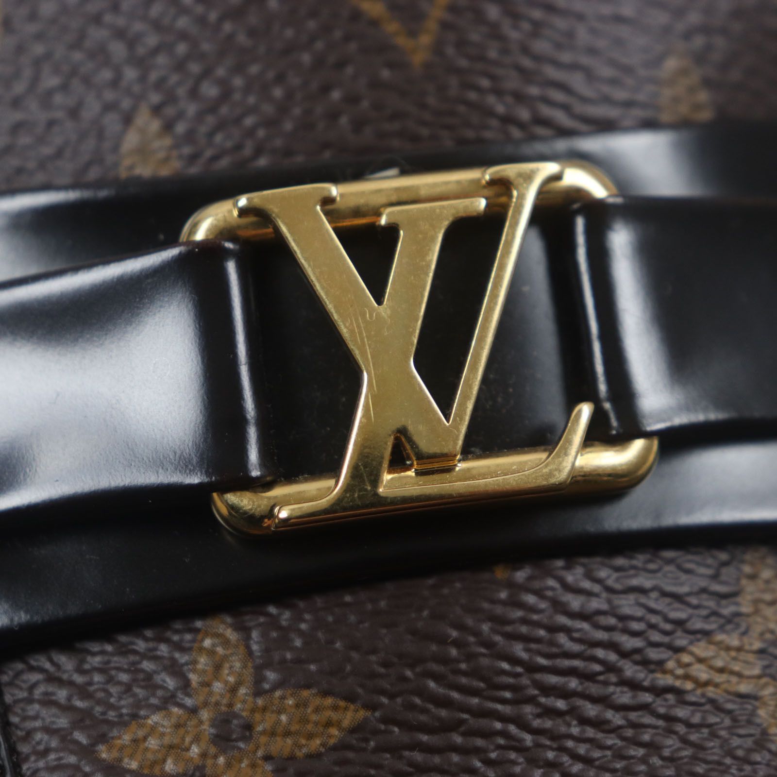 Louis Vuitton Louis Vuitton Louis Vuitton LV Logo Monogram Leather Mules Textile Shoes DUTY FREE for USA Size ONE SIZE - 7 Thumbnail