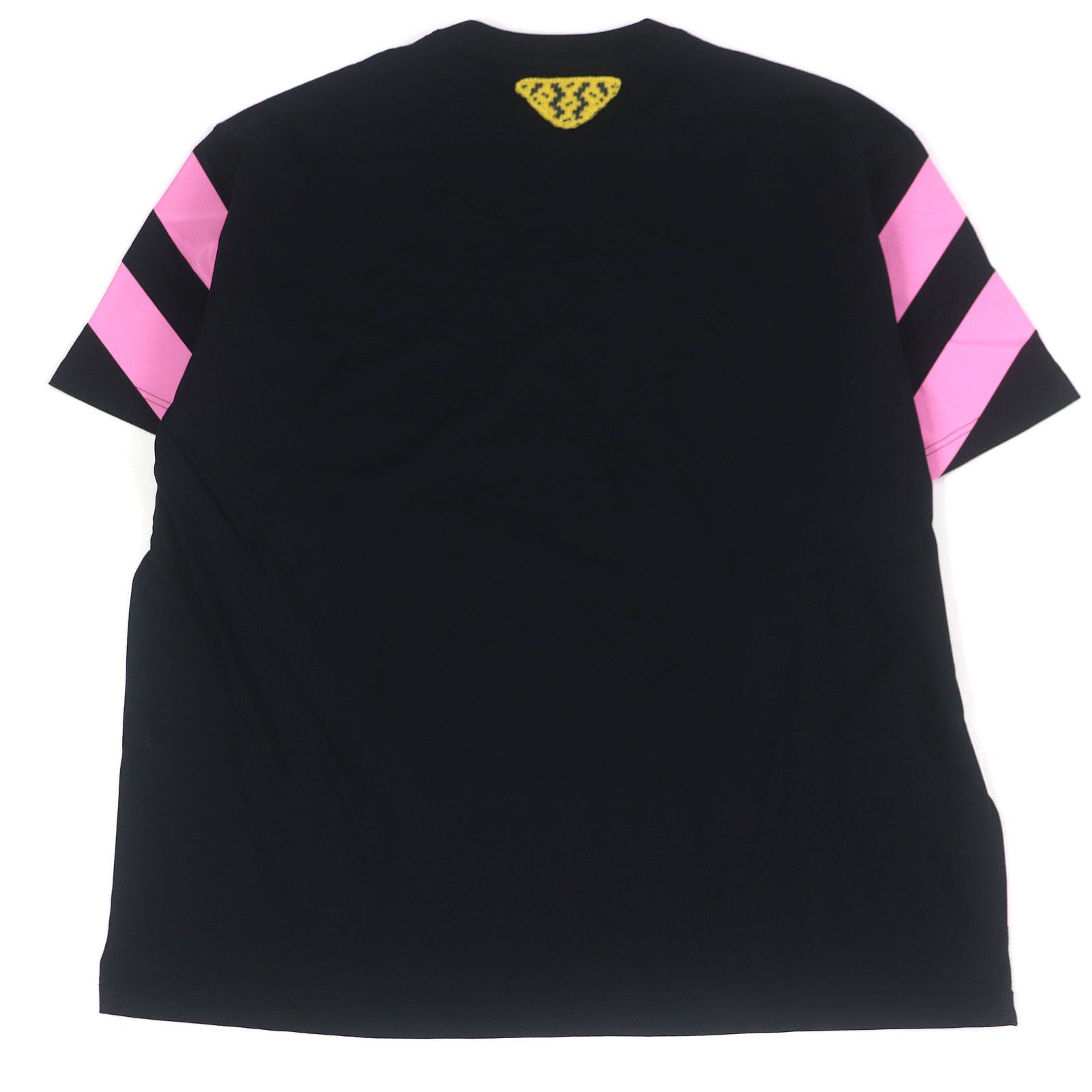 Prada Prada Prada Triangle Logo Cotton T-shirt Cotton T-Shirts DUTY FREE for USA Size ONE SIZE - 3 Thumbnail