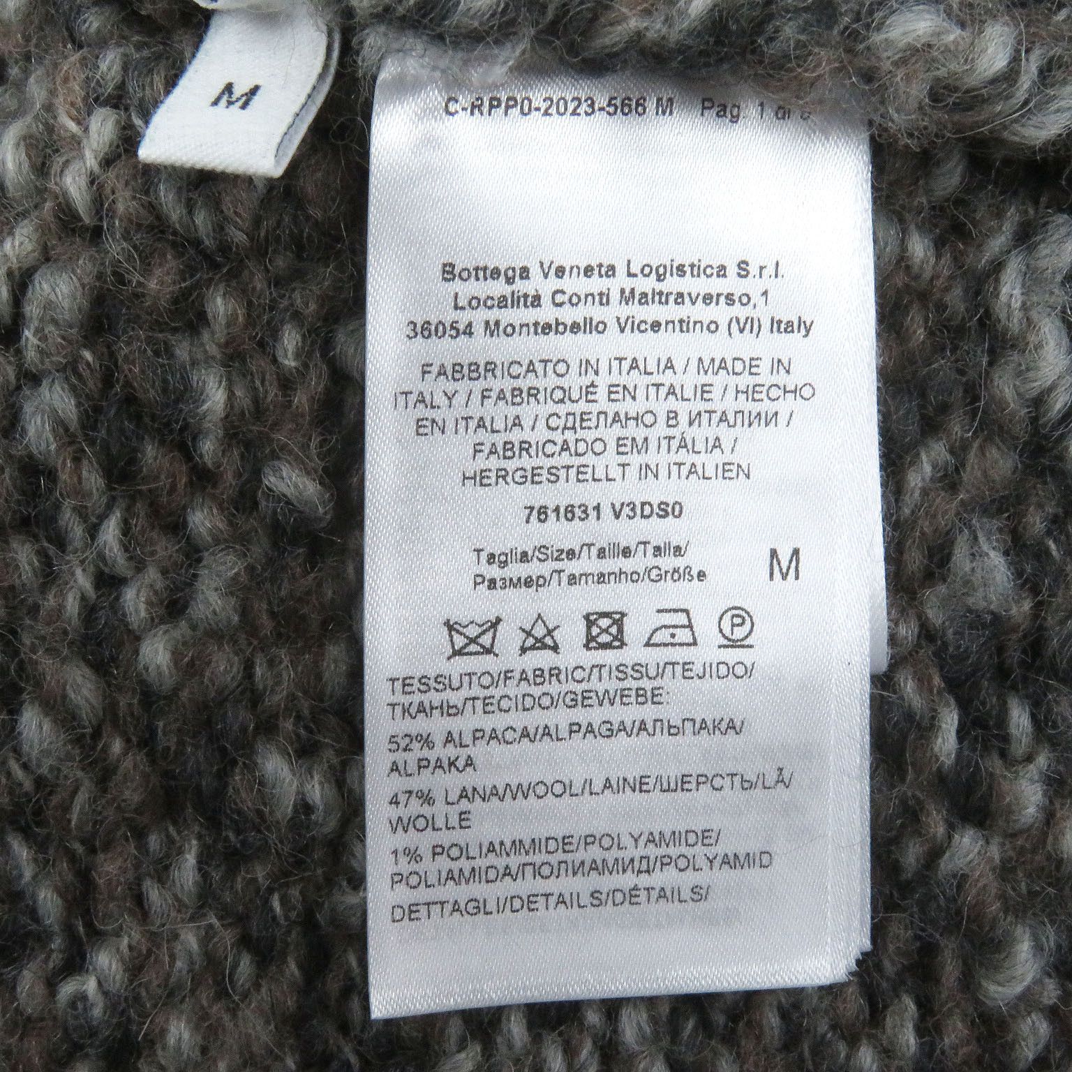 Bottega Veneta Bottega Veneta Bottega Veneta Cardigan Alpaca Knit Cardigan Plant-based Tops 761631 DUTY FREE for USA Size ONE SIZE - 6 Thumbnail