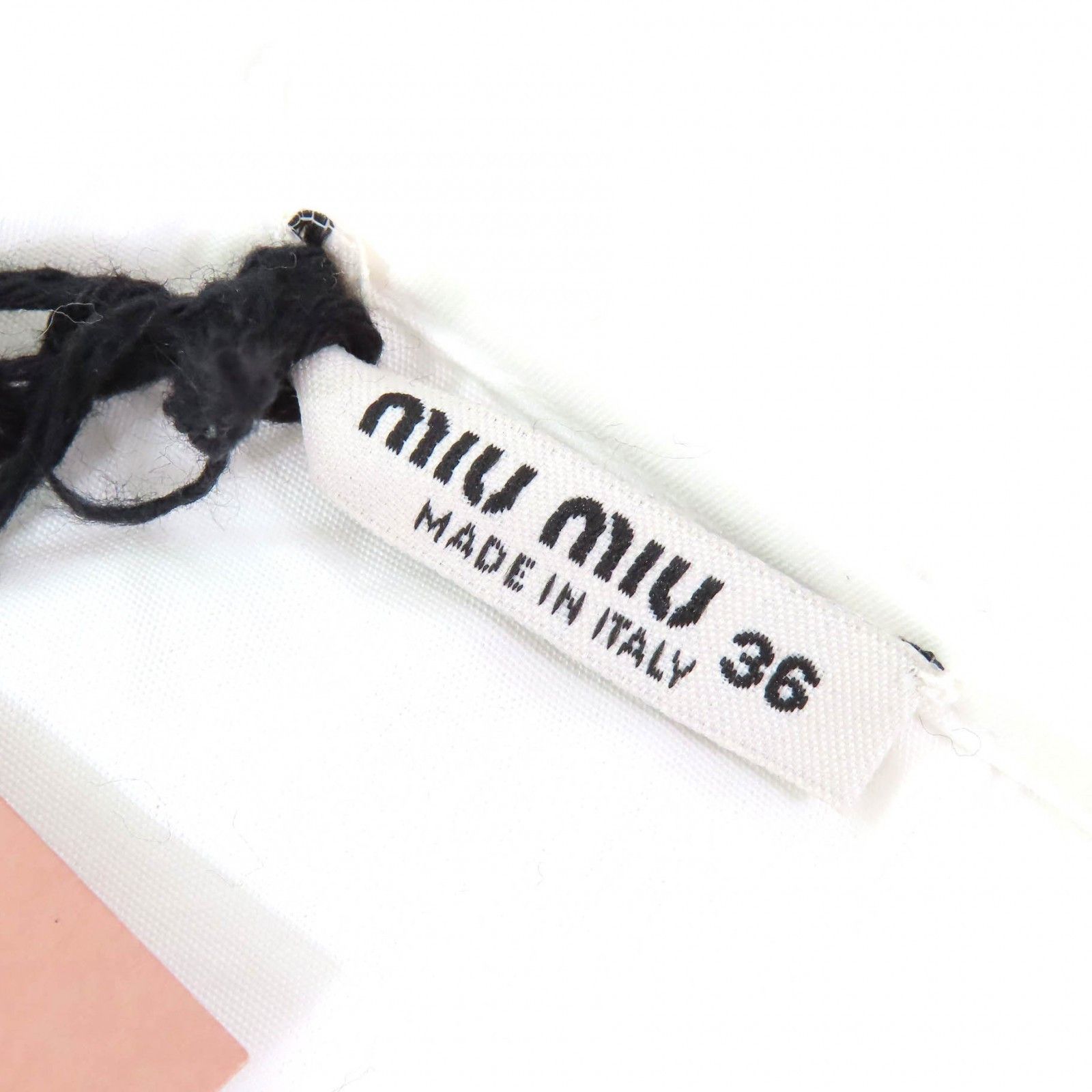 Miu Miu Miu Miu Miu Miu Embroidered collar logo puff sleeve poplin dress Cotton Dresses MF4512 DUTY FREE for USA Size ONE SIZE - 7 Thumbnail