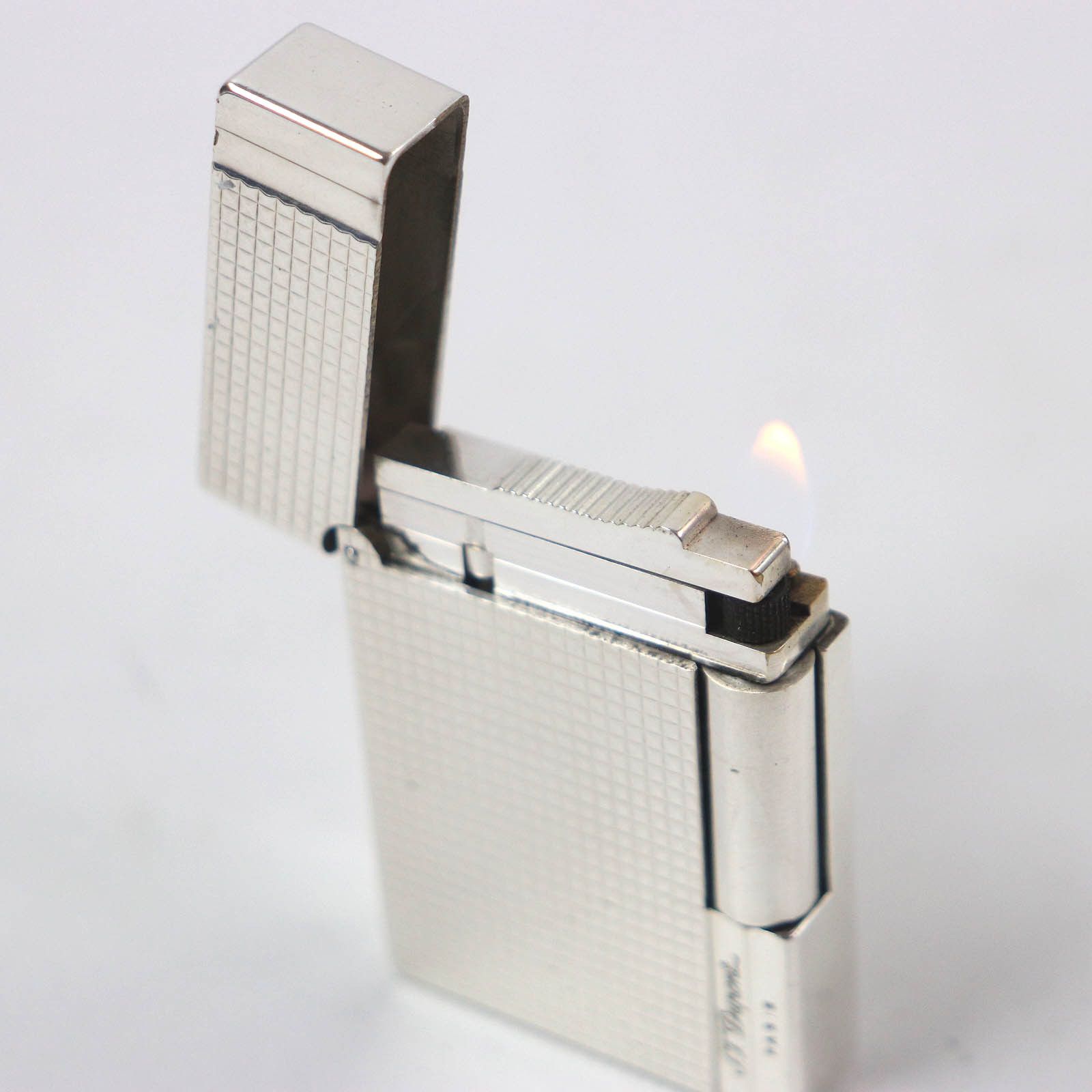 Other Other Dupont Gatsby Diamond Head Silver Lighter Precious Metal Lighter DUTY FREE for USA Size ONE SIZE - 4 Thumbnail