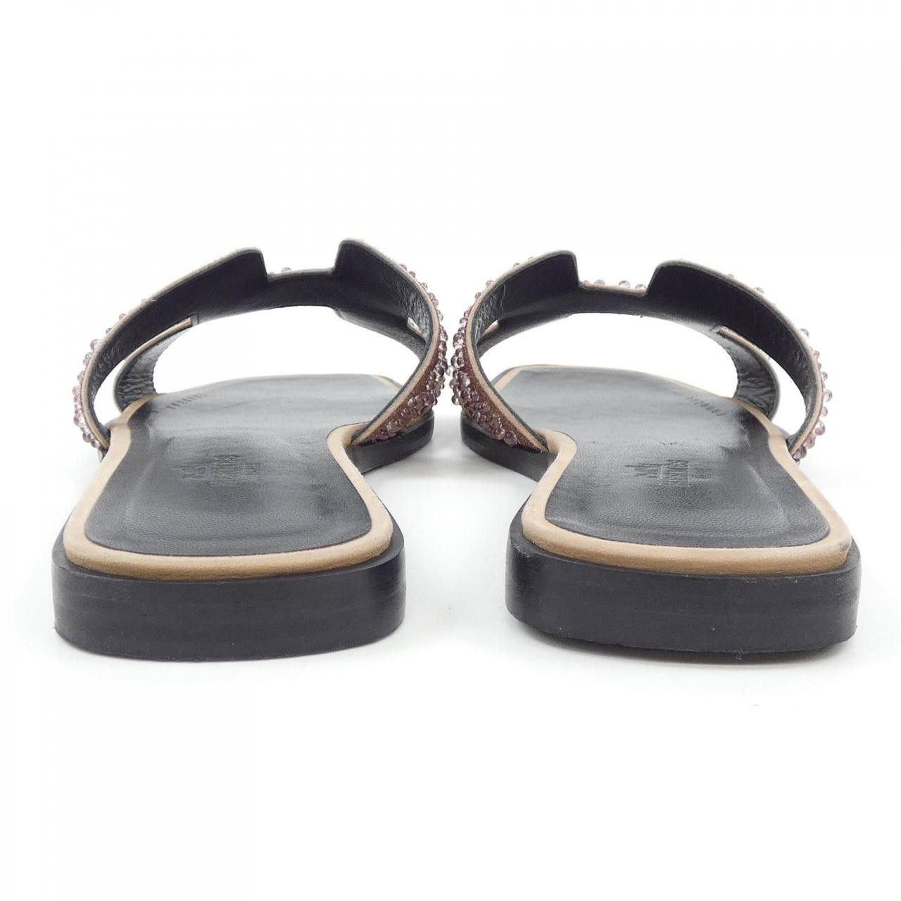 Hermes Hermes Hermes Oran37 Crystal Sandals Glass / Ceramic Shoes DUTY FREE for USA Size ONE SIZE - 5 Thumbnail