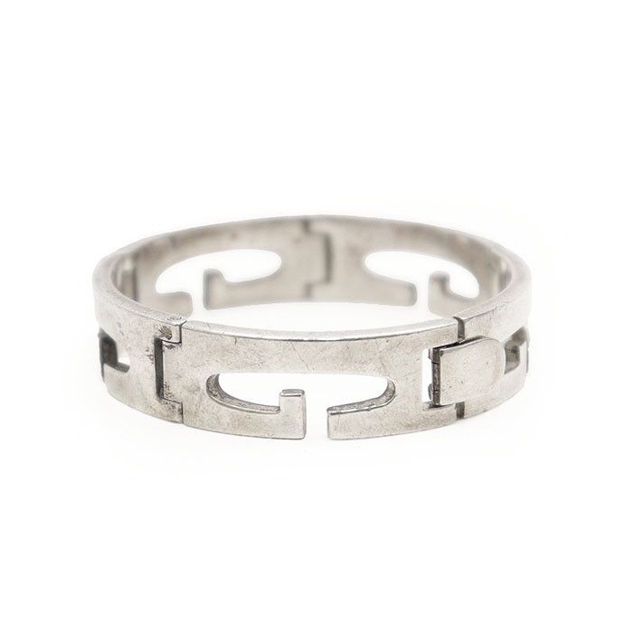 Gucci Gucci Gucci G Logo Cutout Silver 925 Bracelet Precious Metal Bracelet DUTY FREE for USA Size ONE SIZE - 11 Thumbnail