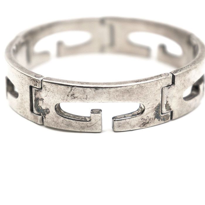 Gucci Gucci Gucci G Logo Cutout Silver 925 Bracelet Precious Metal Bracelet DUTY FREE for USA Size ONE SIZE - 5 Thumbnail