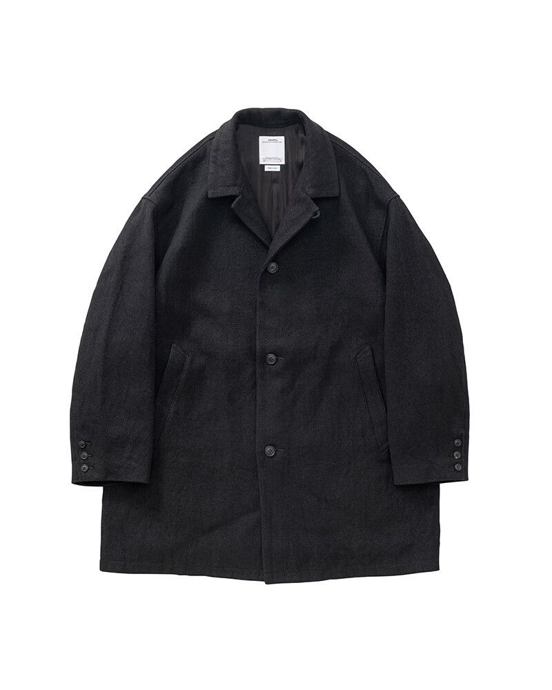 Visvim visvim mie coat in black and brown Size US M / EU 48-50 / 2 - 2 Thumbnail