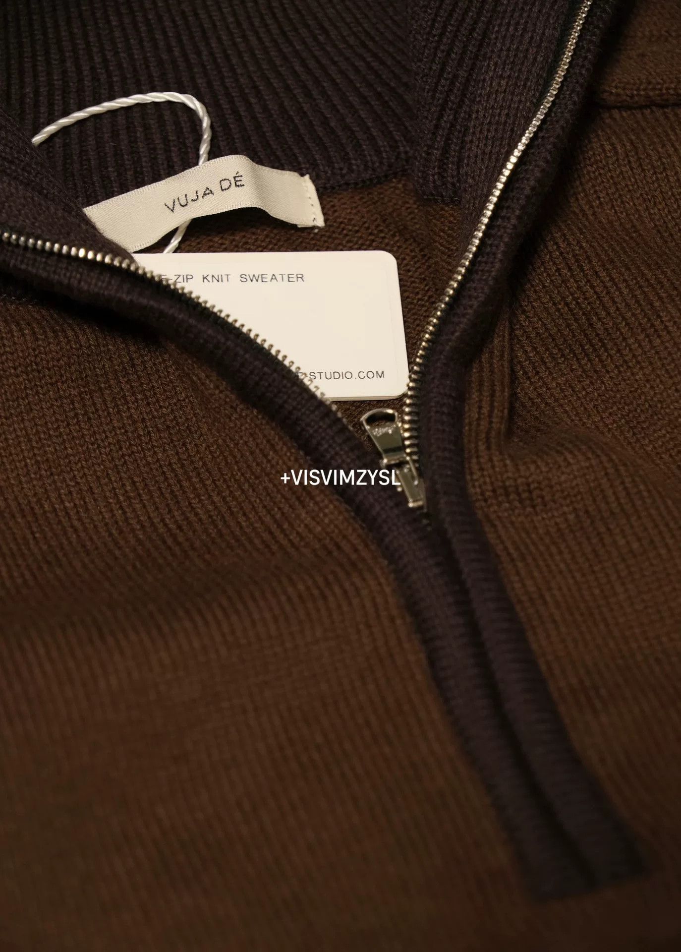 KIJIMA TAKAYUKI structured half zip knit sweater in gray Size US S / EU 44-46 / 1 - 8 Thumbnail