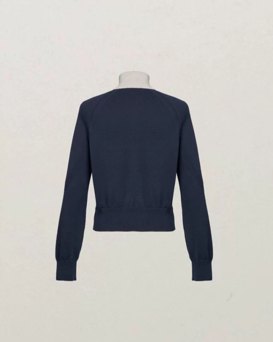 KIJIMA TAKAYUKI structured half zip knit sweater in gray Size US S / EU 44-46 / 1 - 4 Thumbnail