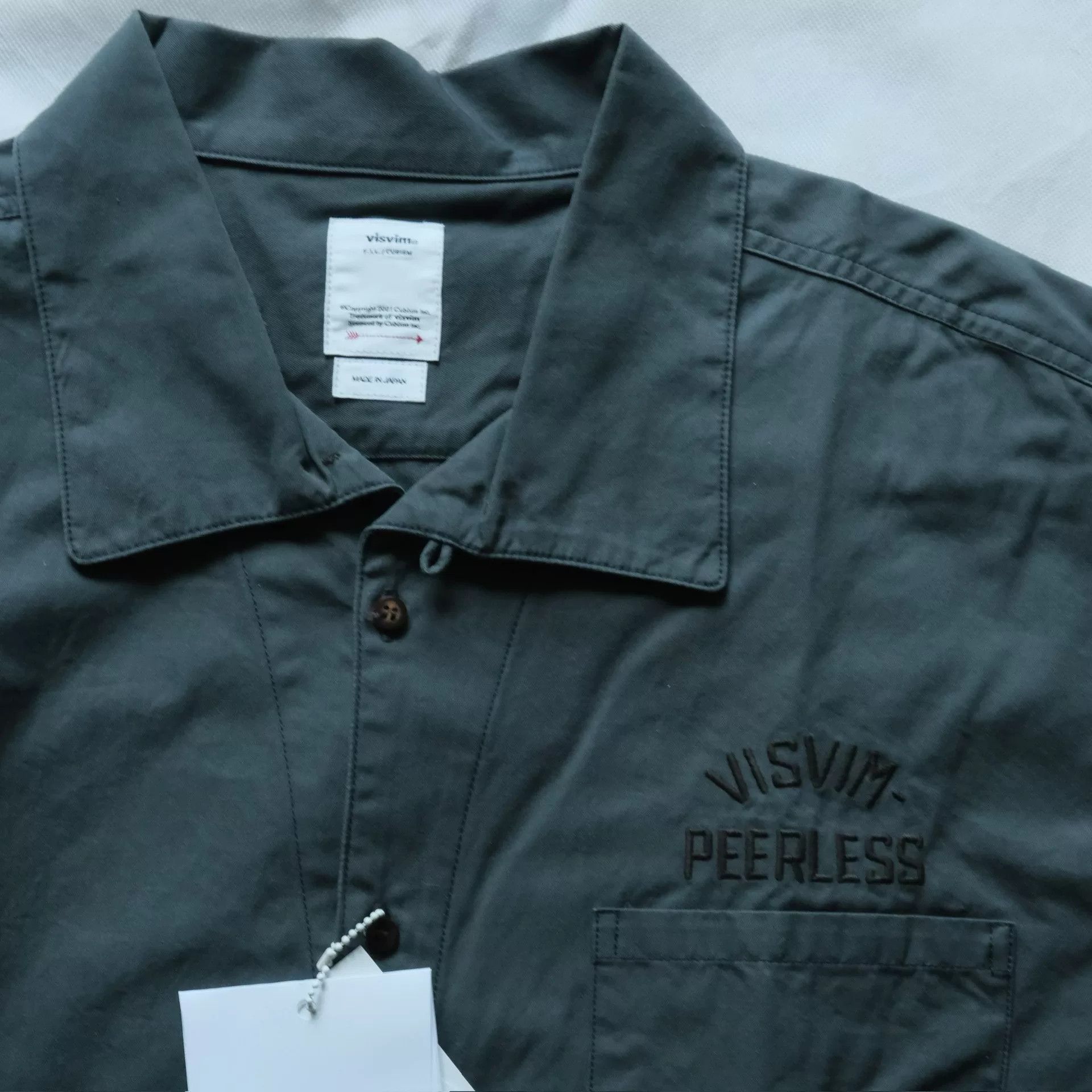Visvim visvim peerless long sleeve shirt in gray Size US L / EU 52-54 / 3 - 2 Thumbnail