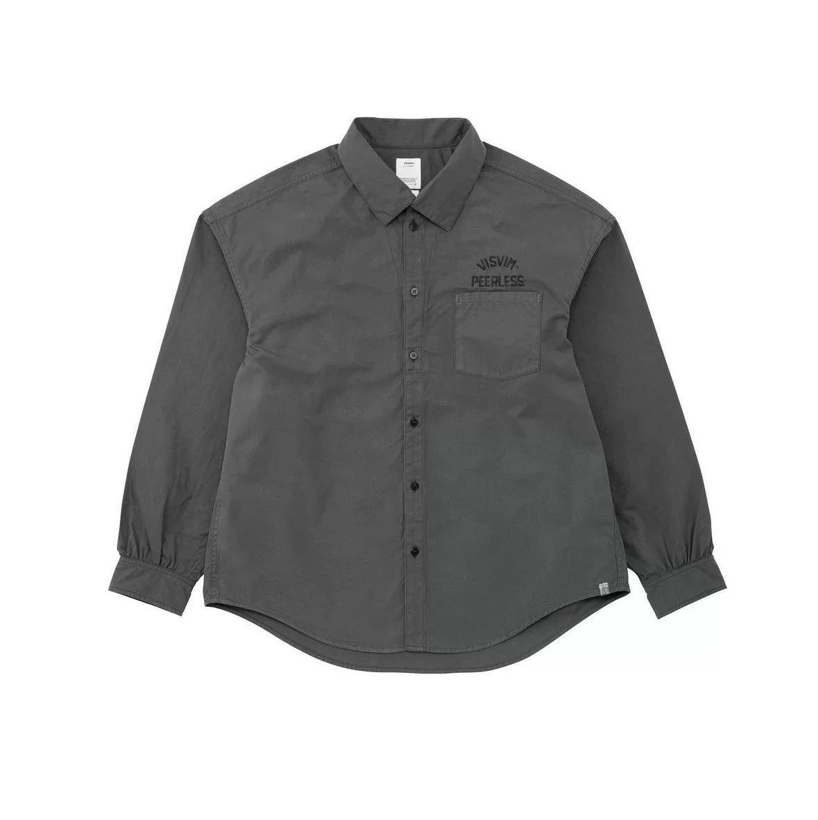 Visvim visvim peerless long sleeve shirt in gray Size US L / EU 52-54 / 3 - 7 Thumbnail