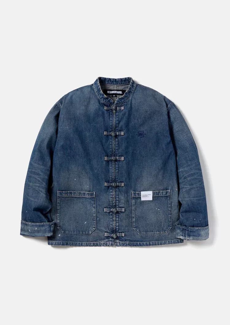 Neighborhood neighborhood washed denim jacket with pockets Size US M / EU 48-50 / 2 - 2 Thumbnail