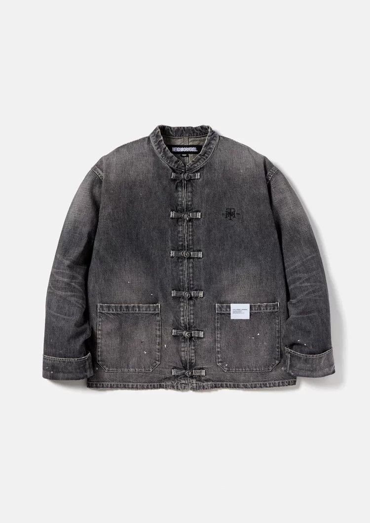 Neighborhood neighborhood washed denim jacket with pockets Size US M / EU 48-50 / 2 - 8 Thumbnail