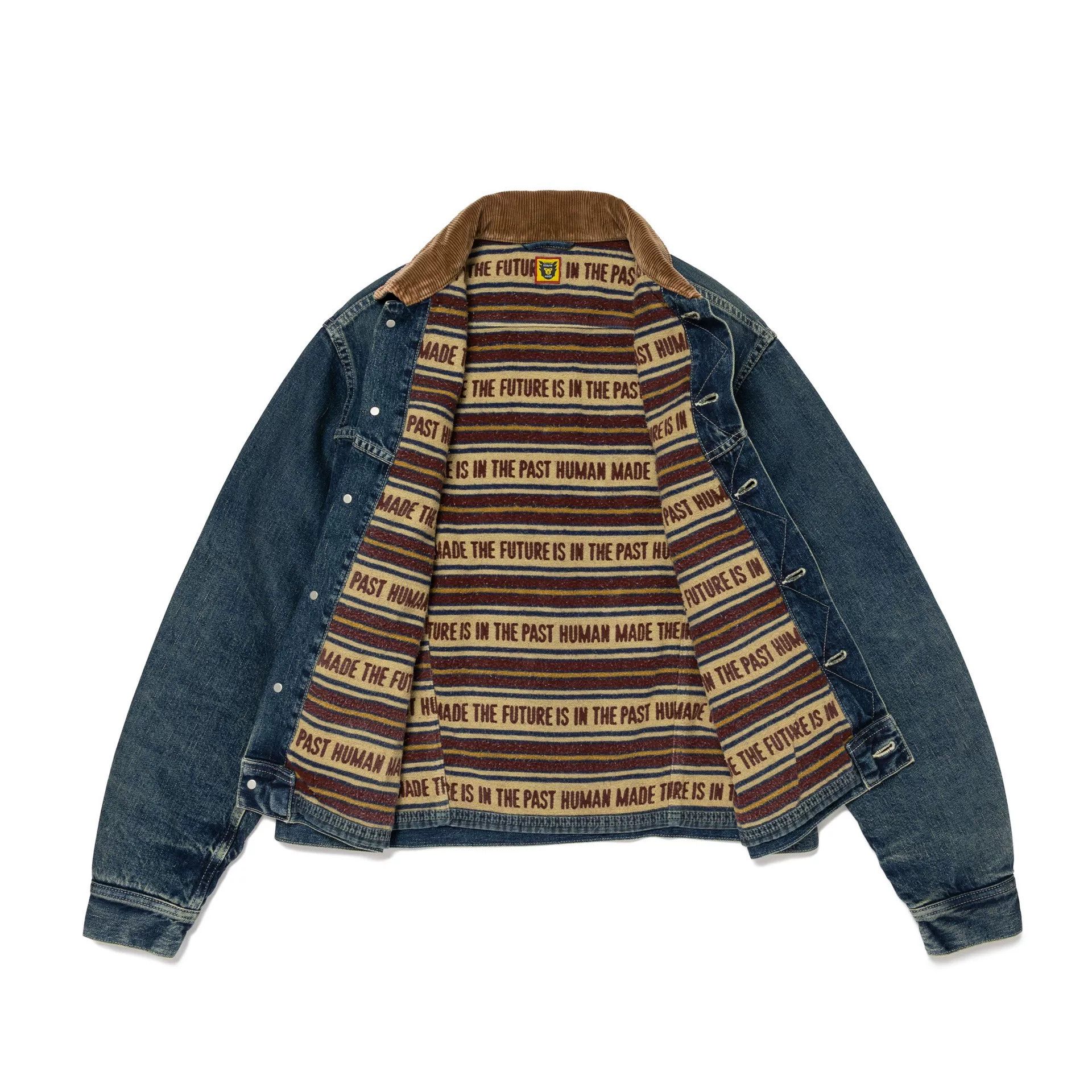 Human Made human made blanket lined denim work jacket Size US XXL / EU 58 / 5 - 4 Thumbnail