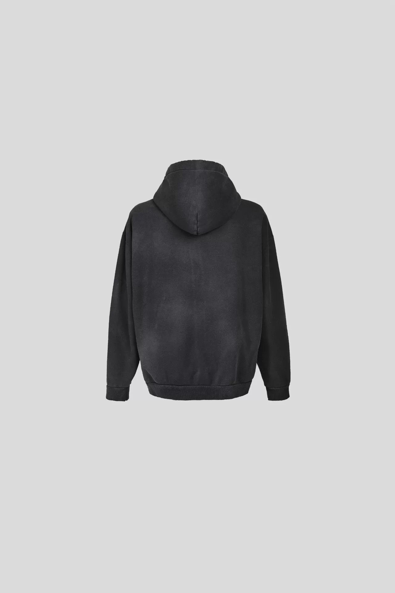 Vuja De black sunfaded chiral hoodie in supima cotton Size US S / EU 44-46 / 1 - 6 Thumbnail