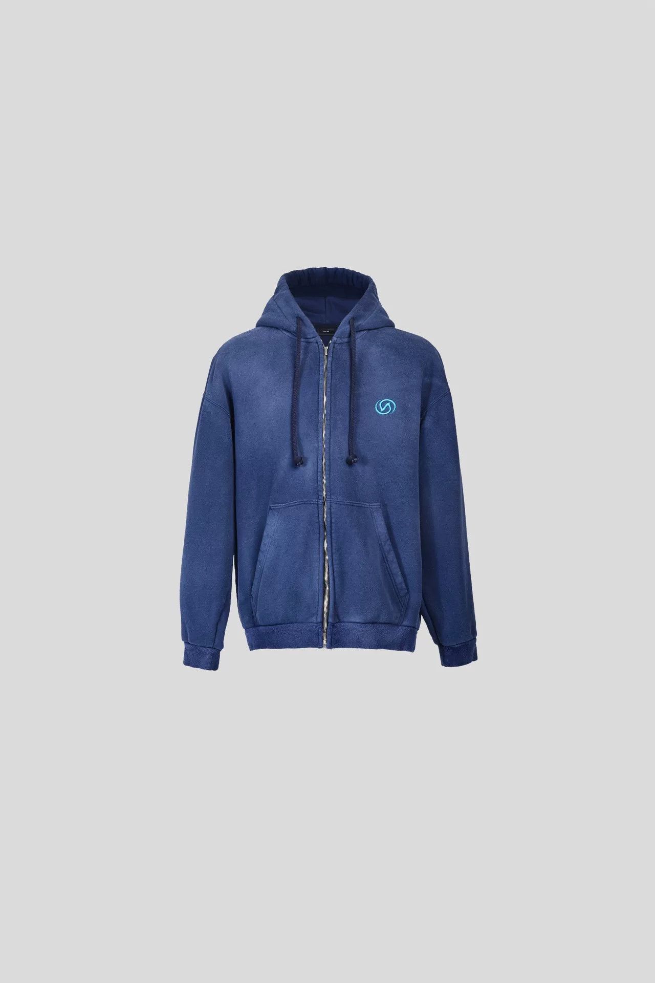 Vuja De black sunfaded chiral hoodie in supima cotton Size US S / EU 44-46 / 1 - 3 Thumbnail
