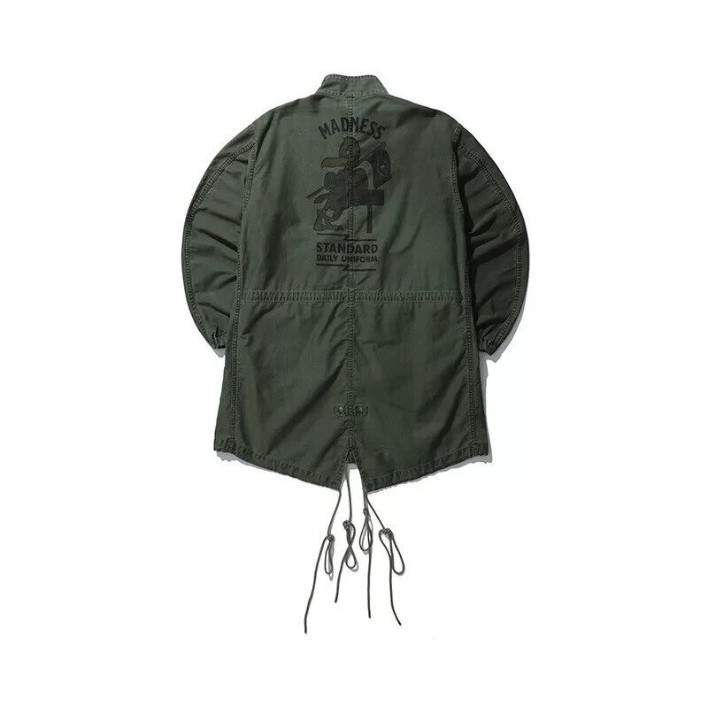 Madness long green jacket with drawstring hem Size US XL / EU 56 / 4 - 3 Thumbnail