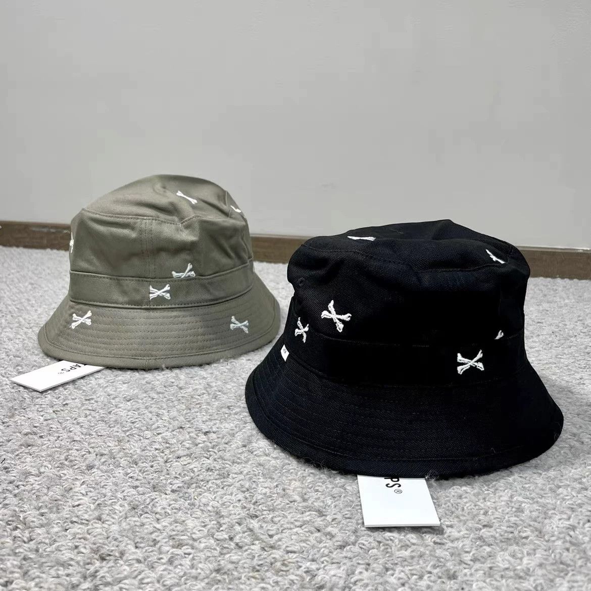 Wtaps embroidered cotton bucket hat by WTAPS Size ONE SIZE - 2 Thumbnail