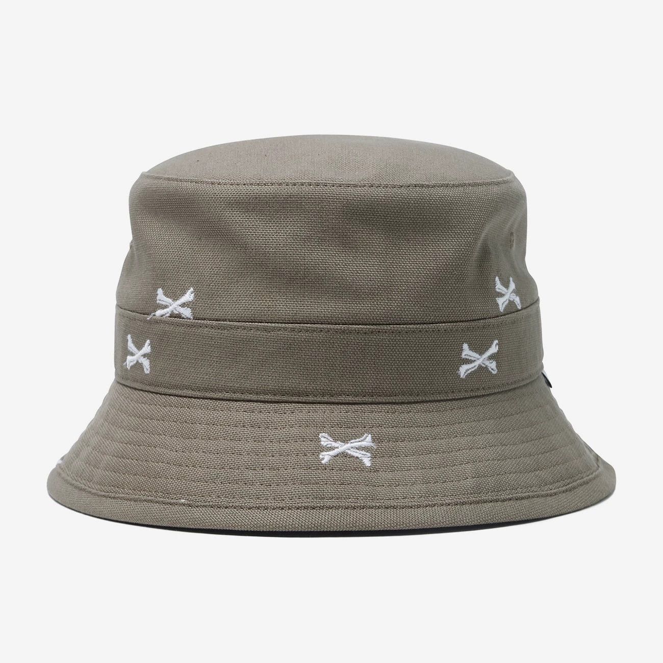 Wtaps embroidered cotton bucket hat by WTAPS Size ONE SIZE - 4 Thumbnail