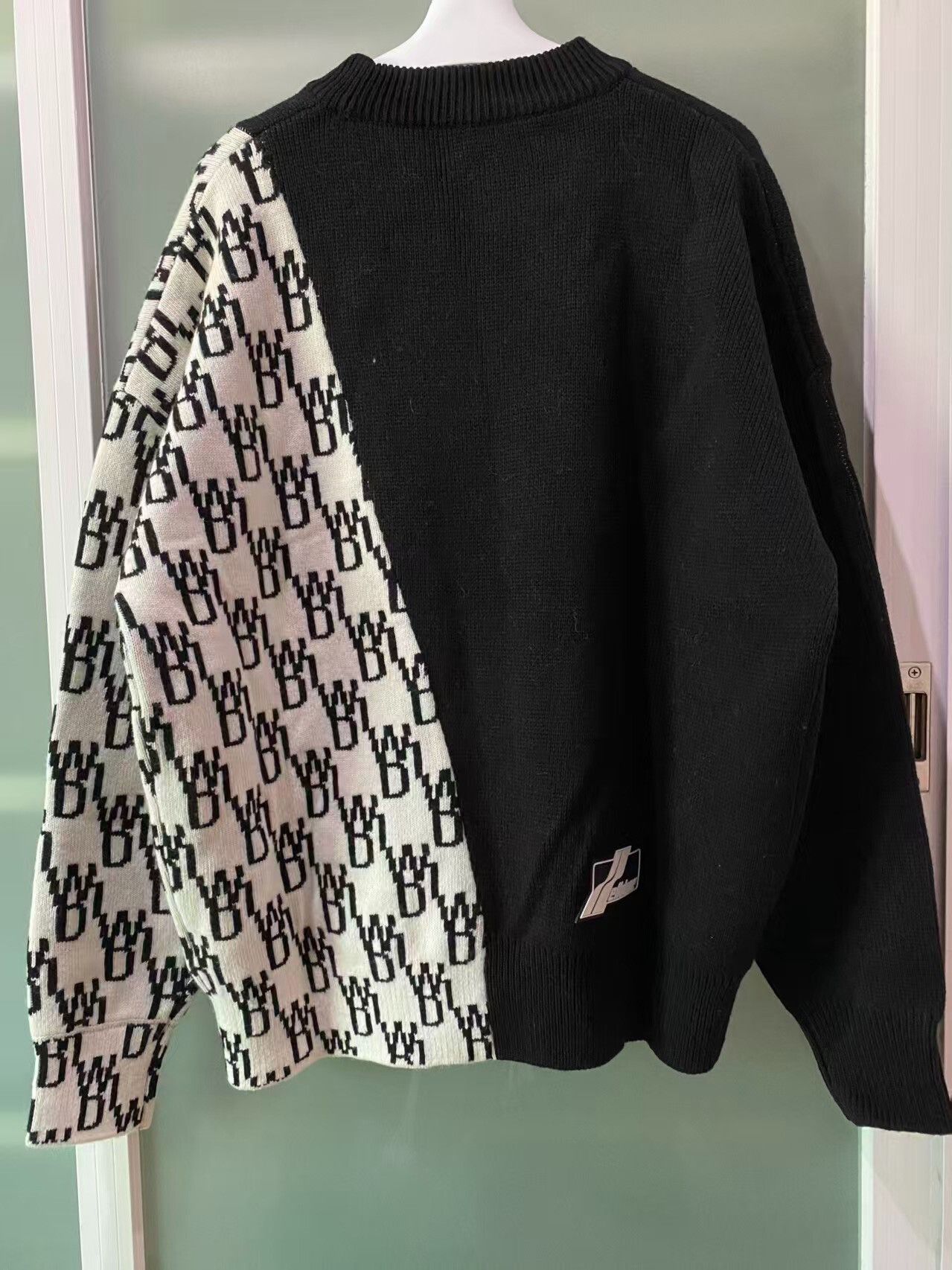 WE11DONE unique irregular wool sweater with tag Size US S / EU 44-46 / 1 - 2 Thumbnail