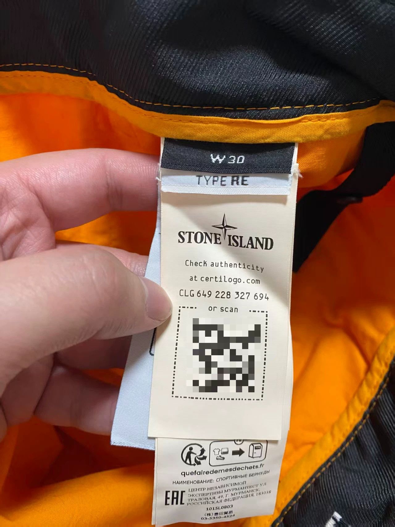 Stone Island stone island orange casual shorts with tags Size US 30 / EU 46 - 5 Thumbnail