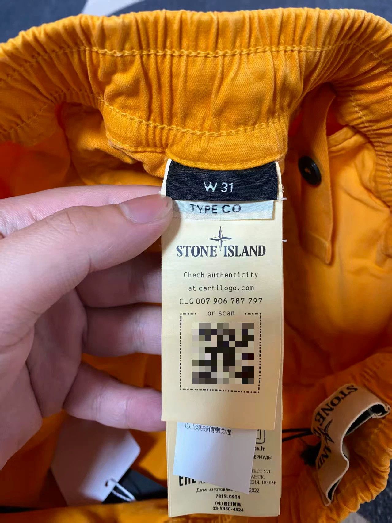 Stone Island stone island casual shorts in vibrant orange Size US 31 - 3 Thumbnail
