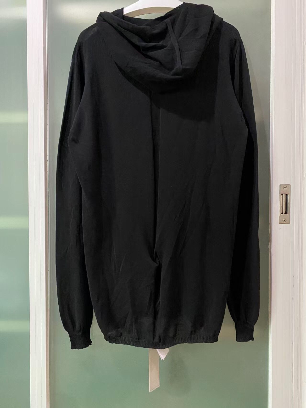 Rick Owens black hooded long sleeve sweater by rick owens Size US L / EU 52-54 / 3 - 2 Thumbnail