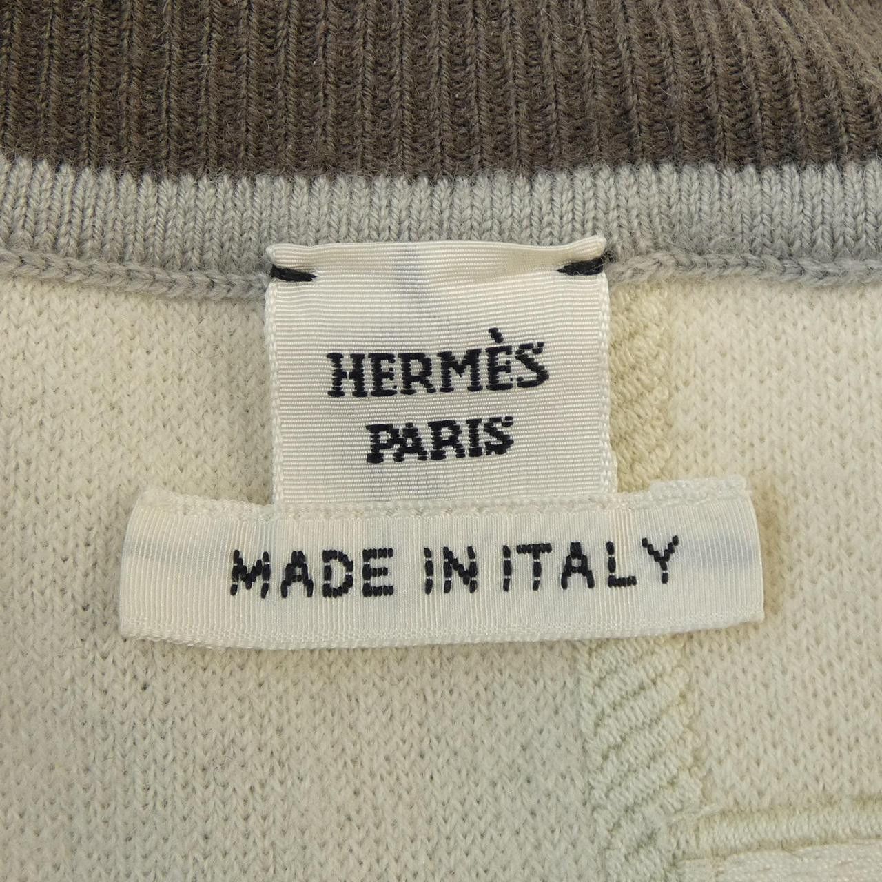 Hermes Hermes Hermes ETRIERS STIRRS42 Cashmere Knitwear Textile Tops DUTY FREE for USA Size ONE SIZE - 4 Thumbnail