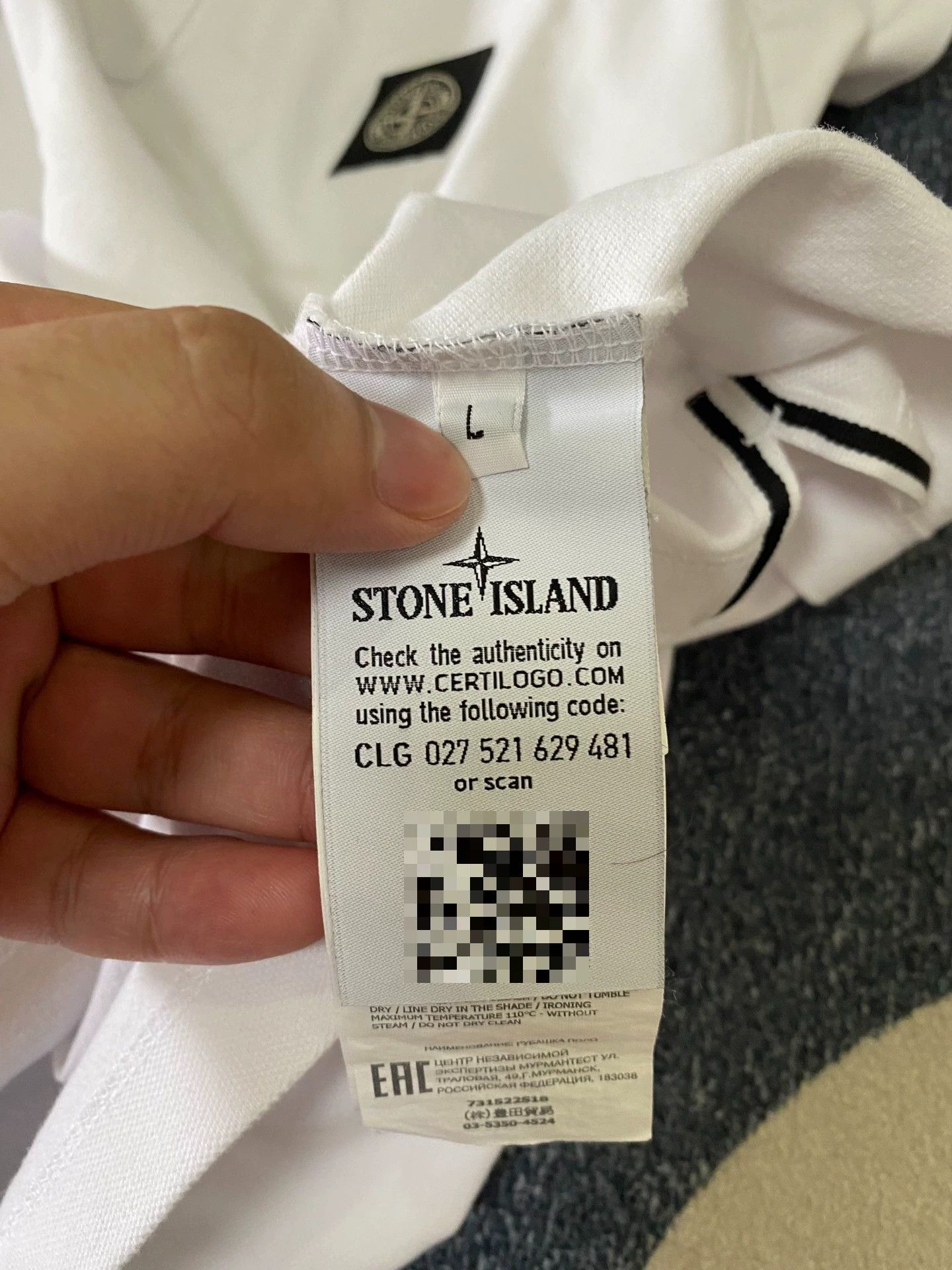Stone Island stone island classic short sleeve t-shirt Size US L / EU 52-54 / 3 - 5 Thumbnail
