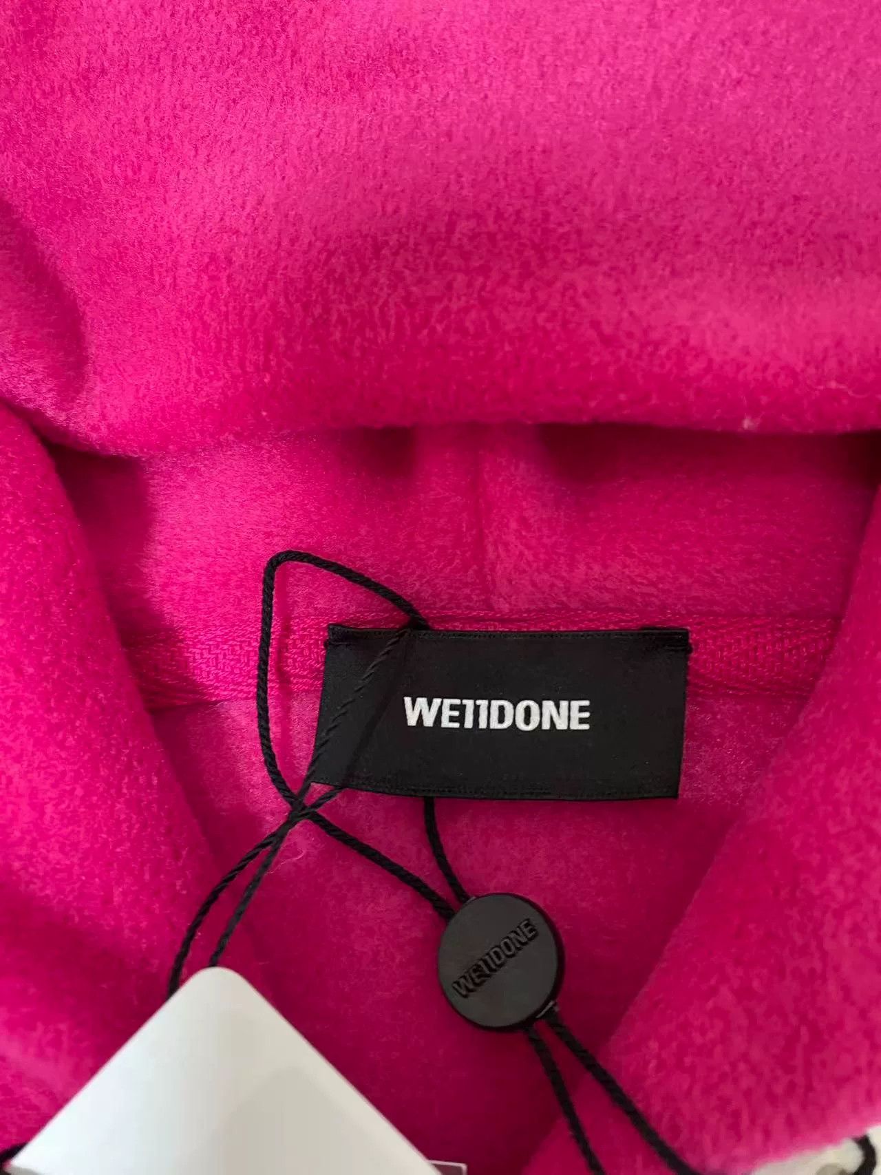 WE11DONE we11done logo zip-up hoodie in bright pink Size US M / EU 48-50 / 2 - 5 Thumbnail