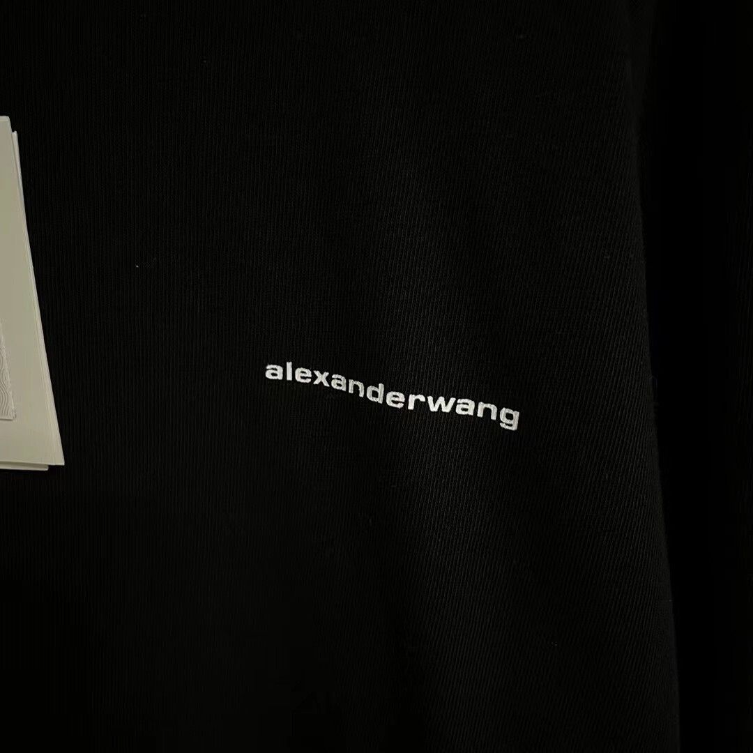 Alexander Wang alexander wang long sleeve logo top Size US XXS / EU 40 - 2 Thumbnail