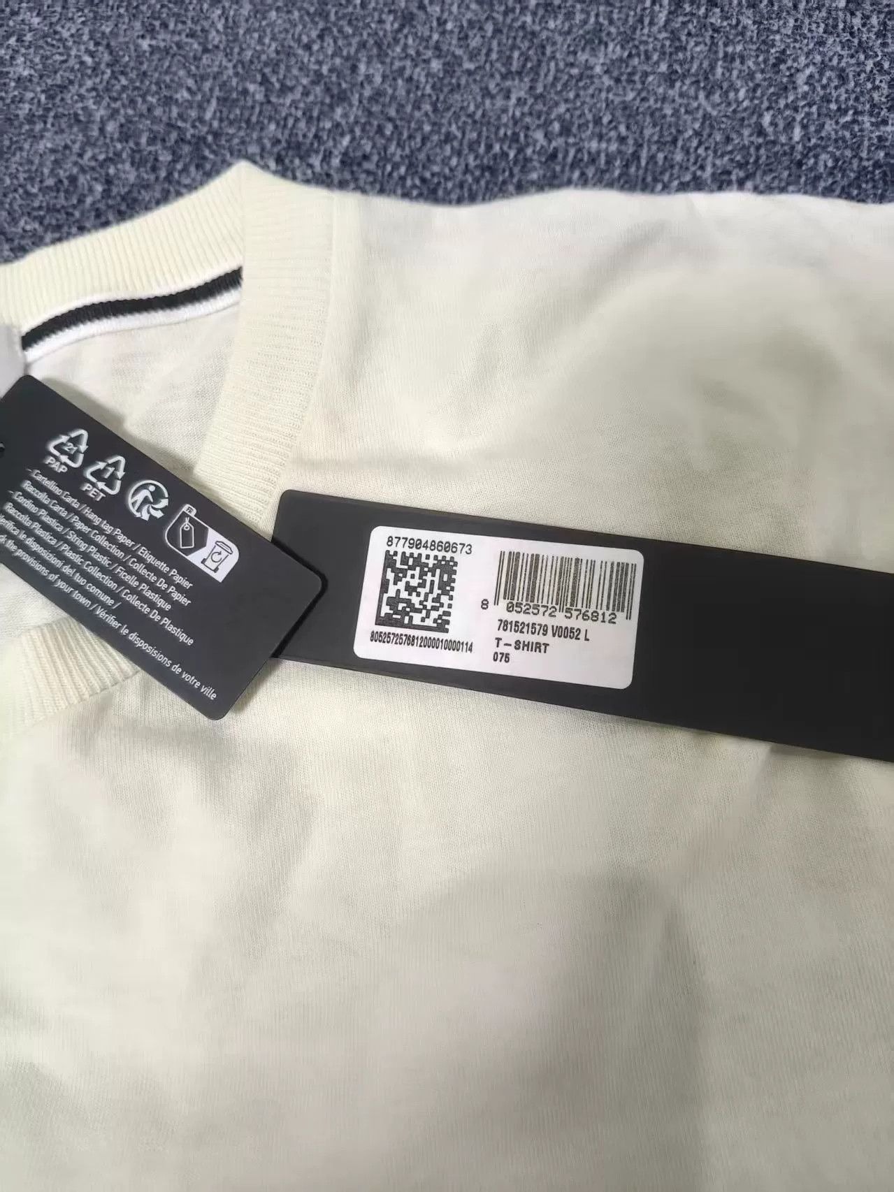 Stone Island stone island logo print short sleeve shirt Size US L / EU 52-54 / 3 - 4 Thumbnail
